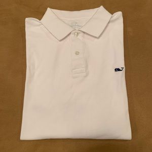 Vineyard Vines White Short Sleeve Polo